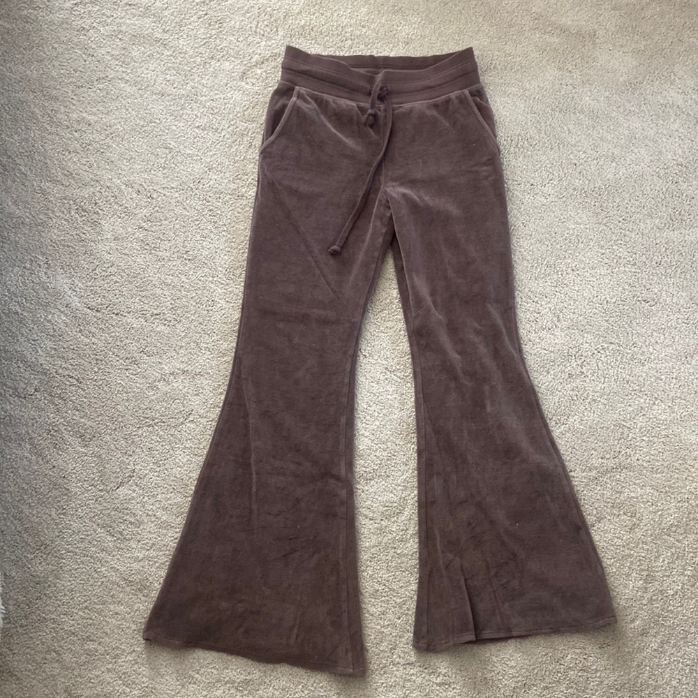 low rise aerie flare pants